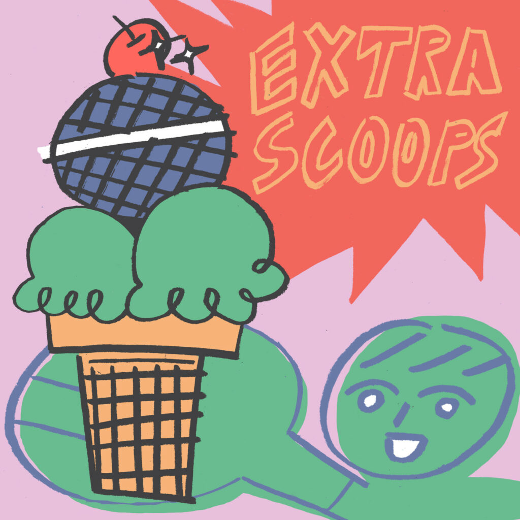 Extra Scoops Podcast logo